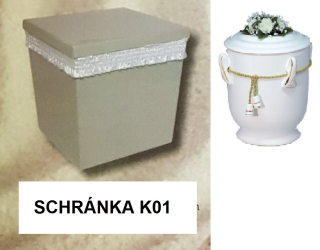 Schránka na urny s ochranným obalom /1 urna